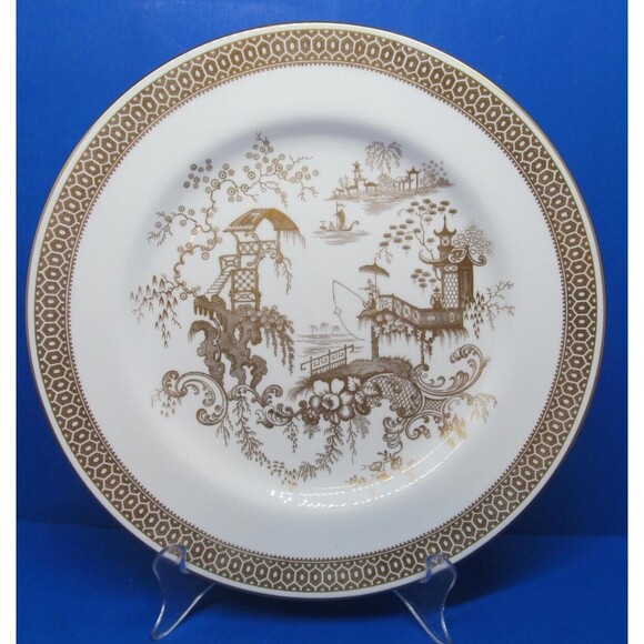 Spode Bone China Spodes Garden 10.5" Dinner plate Pristine Condition - Picture 1 of 16